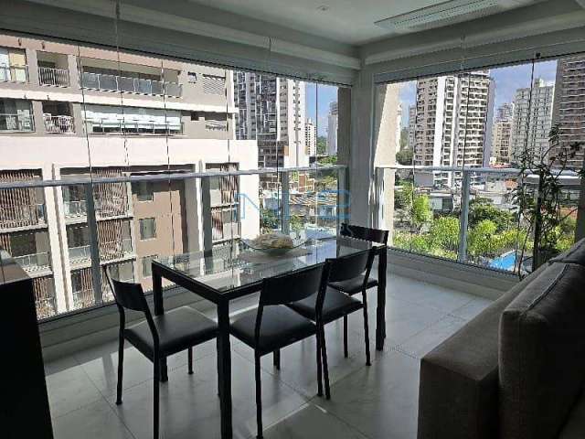 Um luxuoso apartamento, totalmente mobiliado, à venda no Brooklin, São Paulo, SP