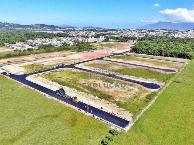 TERRENO, 250 m2, Escritura - Forquilhas - Santa Catarina