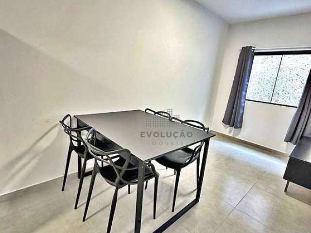 Apartamento, 2 dormitórios, mobiliados, para locação anual, garagem, bairro Passa Vinte, Palhoça/SC.