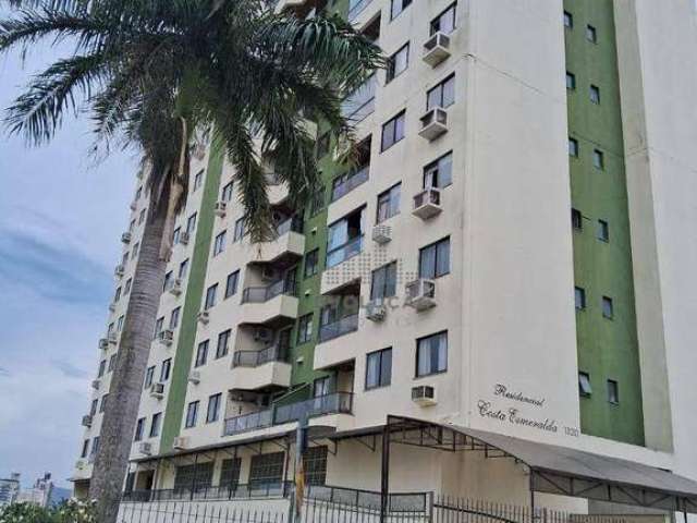 Apartamento com 2 dormitórios para alugar, 59 m² por R$ 2.735,00/mês - Barreiros - São José/SC