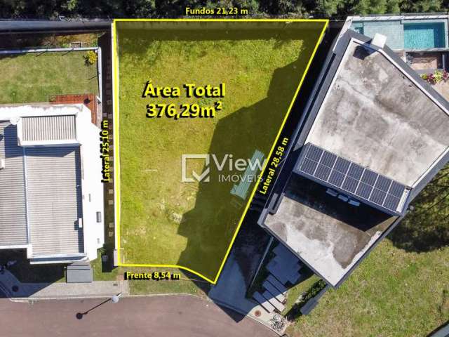 Terreno em condomínio fechado à venda na Rua Luiz Zilli, 412, Campo Comprido, Curitiba, 376 m2 por R$ 1.248.000