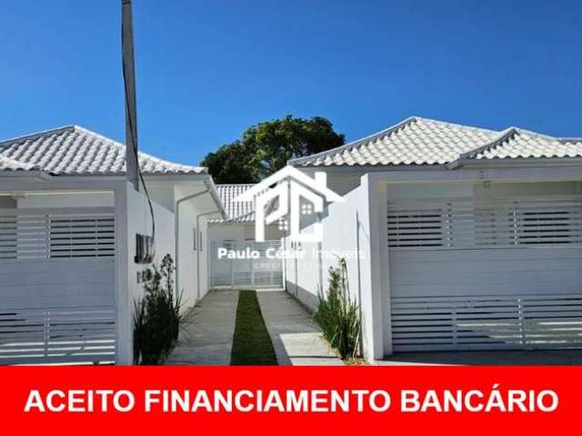 Casa  com 02 Quartos sendo 01 suíte sala cozinha banheiro área de serviço varandas garagem.  A partir de R$289.000,00