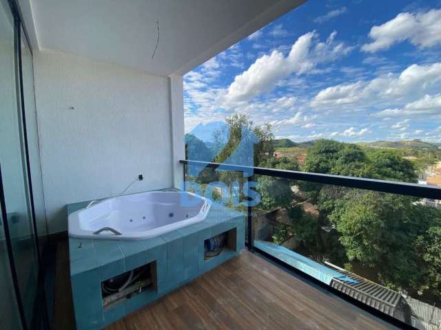 Lindo Apartamento com varanda Gourmet e hidromassagem, à venda no condomínio Fazendinha, bairro Nit