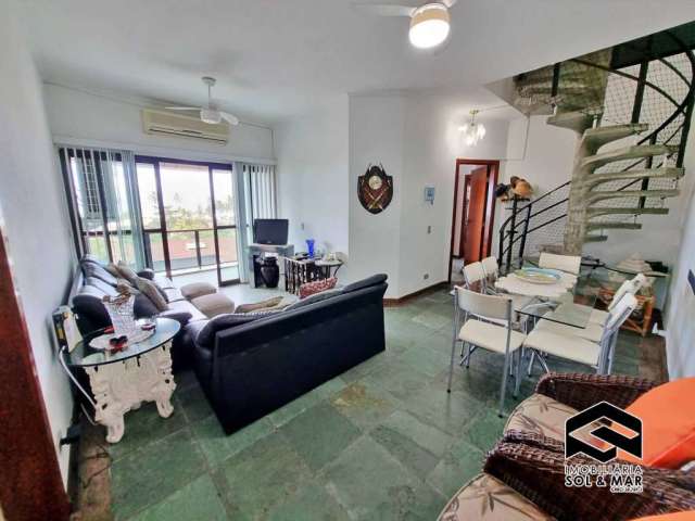 Apartamento duplex com vista panorâmica ao mar, lazer e duas vagas!