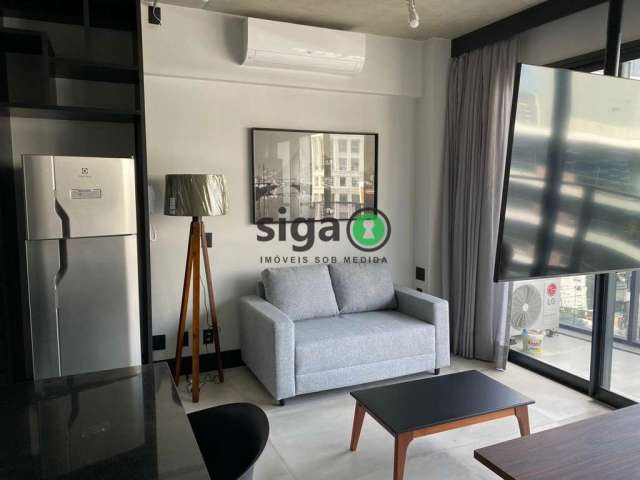 Apartamento disponível para venda ou locação na Vila Olímpia, 42m , mobiliado, com vaga.