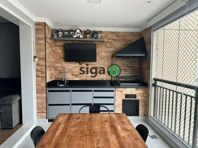 Apartamento 2 dormitórios, varanda gourmet em condomínio clube