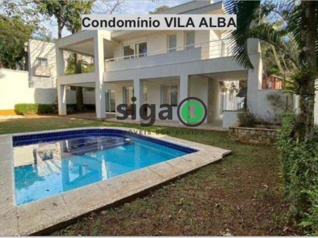 Casa em condomínio para venda no Alto da Boa Vista, com 4 suites, SEMI MOBILIADA