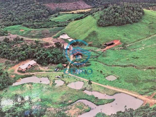 Fazenda com 10 Lagoas, Cachoeira e Terreno de 84 Hectares à venda em Tijucas/SC