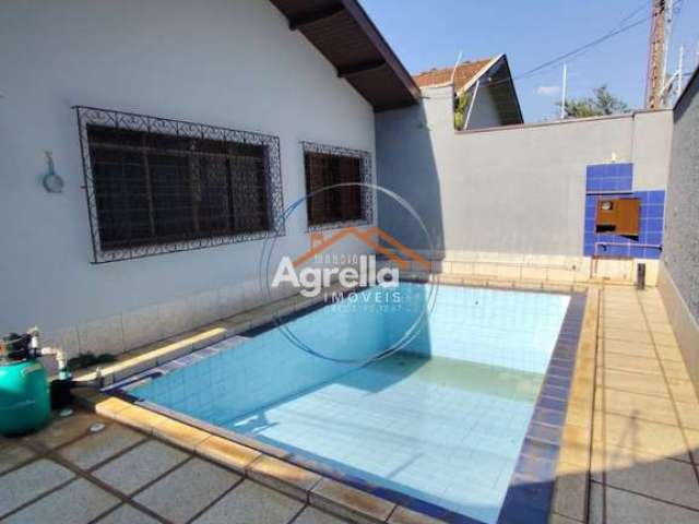 casa à venda em mogi mirim próximo à santa casa com piscina, edícula e móveis planejados