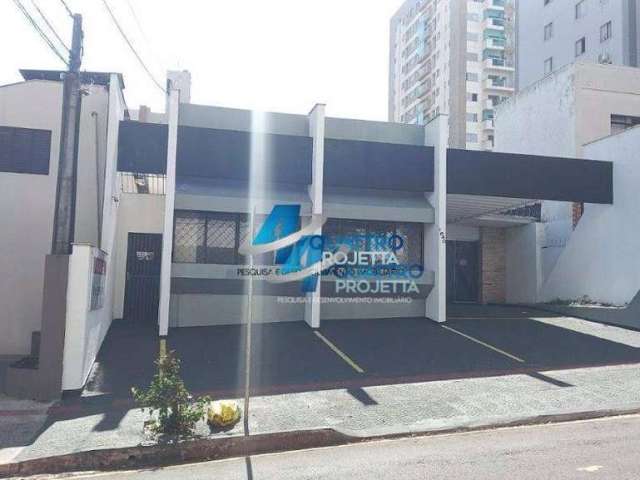 Casa comercial para alugar com 10 salas, 280 m² no Centro de Londrina/PR