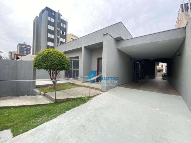 Casa comercial para locação com 300 m² no Centro de Londrina/PR