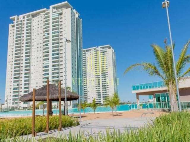 Cond. Brasil Beach Home Resort Cuiabá: Apartamento de 88m² à venda, 2 quartos, semimobiliado - Ribe