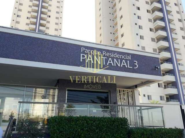 Condomínio Residencial Parque Pantanal 3: Apartamento com 3 dormitórios à venda, 101 m², sol da man