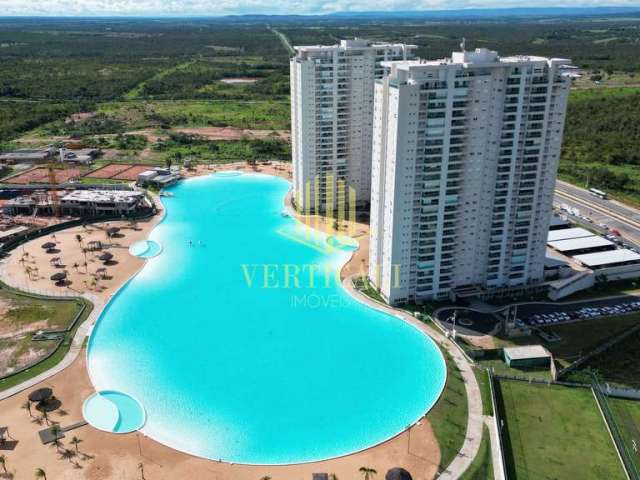 Brasil Beach Home Resort Cuiabá: Apartamento de 155m² à venda, 3 suítes, semimobiliado - Ribeirão d