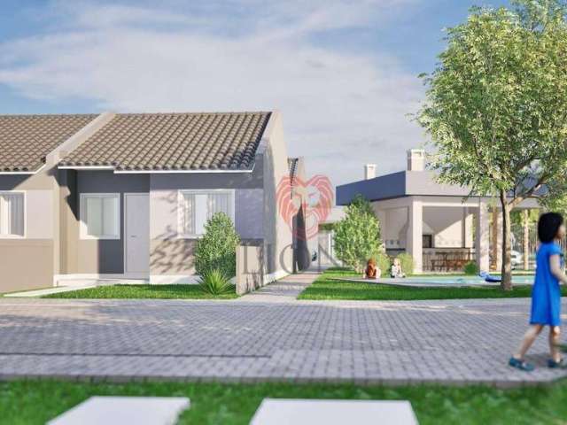 Casa com 2 dormitórios à venda, 43 m² por R$ 189.000,00 - São Luiz - Gravataí/RS