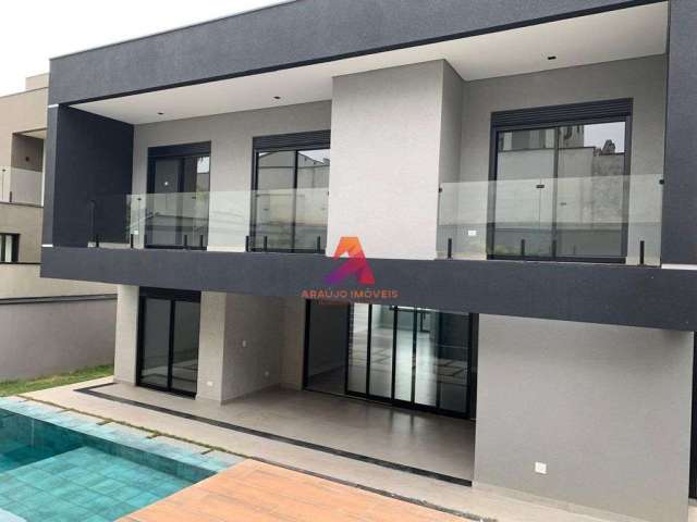 Casa alto padrão com 4 suítes e escritório à venda, 325 m² - Alphaville SJC/SP