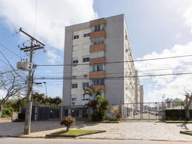 Oportunidade de apartamento com dois dormitórios com uma área social ampla e cozinha planejada com área de serviço em anexo. Possui churrasqueira dentro do apartamento, banheiro social, espera para ar