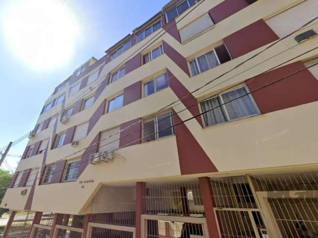 Apartamento living dois ambientes piso cerâmica 2 dormitórios 1 banheiro, cozinha e área serviço. 1 vaga coberta.&lt;BR&gt;Localizado na esquina com rua Gastão haslocher mazeron, poucos metros do anti