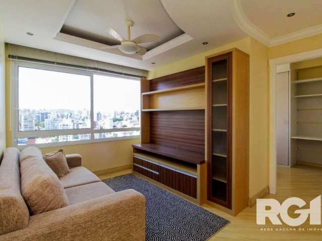 Apartamento de 1 dormitório com suíte americana, 1 vaga de garagem coberta&lt;BR&gt;Mobiliado e decorado.&lt;BR&gt;&lt;BR&gt;Condomínio com infraestrutura completa, salão de festas, quiosque gourmet c