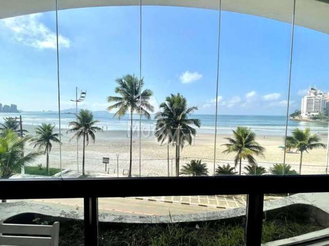 Apartamento Frente ao Mar, Praia das Astúrias, Guarujá - SP