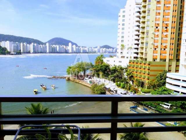 Apartamento Frente ao Mar na Paria das Astúrias, Guarujá- SP