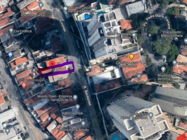 Terreno a venda no Parque da Mooca - 240m² - (8 x 30) - Praça Visconde de Souza Fontes - Mc Donald´s - Clube Atlético Juventus - Metrô Linha Verde