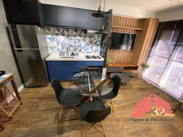 apartamento a venda, porteira fechada, mobilíado, 1 quarto, próximo a rua costa barros, 36m², 350mil