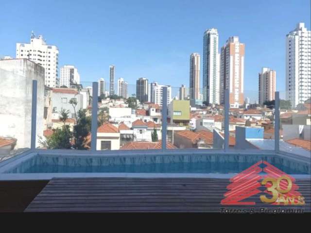 Sobrado novo  alto padrão tatuapé com cobertura com piscina aquecida  3 dormitórios suite com closet