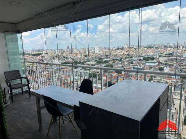 Apartamento Vila Formosa Varanda Gourmet com 77 Metros, 2 Dormitórios, Suíte, Sala ampliada, terceiro reversível. lazer lindo. Próximo ao Shopping