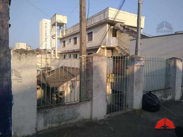 Terreno de 228 m² no total, com dimensões de 8x28, localizado no Água Rasa, o imóvel está quitado e aceita financiamento, Uma lateral com 27,5