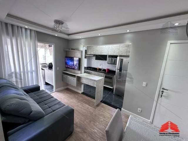 Apartamento de 62 m² a venda na Vila Ema, com 2 dormitórios sendo 1 suíte, 2 banheiros, cozinha americana, varanda gourmet, mobiliado,  lazer completo