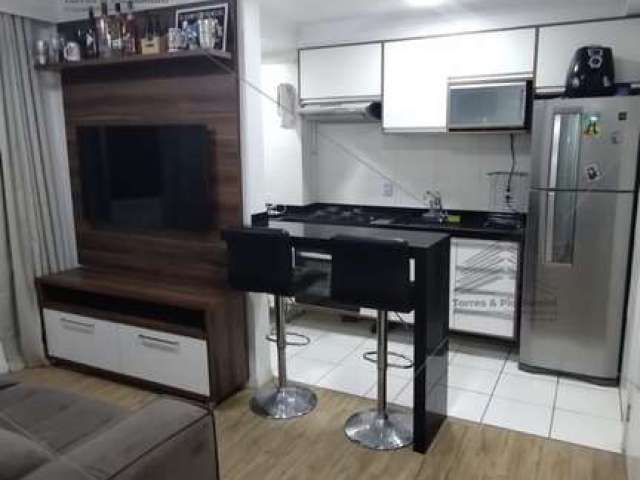 Apartamento de 41 m² a venda no Cambuci, com 2 dormitórios, 1 banheiro, lavanderia, área de serviço, cozinha planejada, moveis planejados, mobiliado