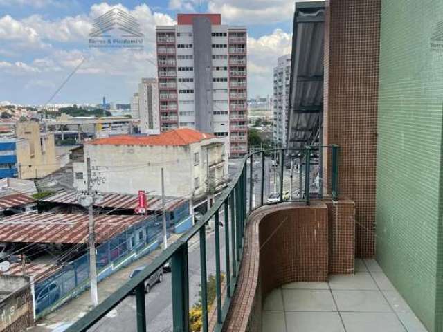 Apartamento a venda Vila Prudente de 86m², 2 dormitórios, sala 2 ambientes, cozinha com planejados, 2 banheiros e área de serviço.