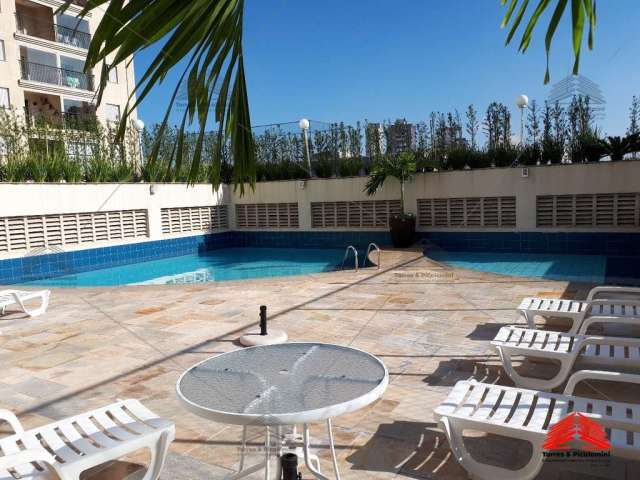 Apartamento para locação 65 m², 2 dormitórios (1 suíte), vaga demarcada, condomínio clube, piscina, mini mercado, academia, salão de jogos, Panrico