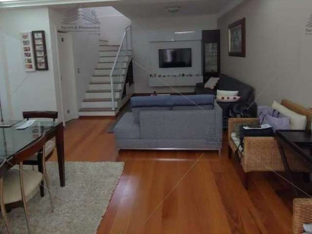 Sobrado a venda de 118 m² no Saúde, 4 dormitórios, 4 suítes, 5 banheiros, lavanderia, área de serviço, varanda, ar condicionado, mobiliado, 3 vagas