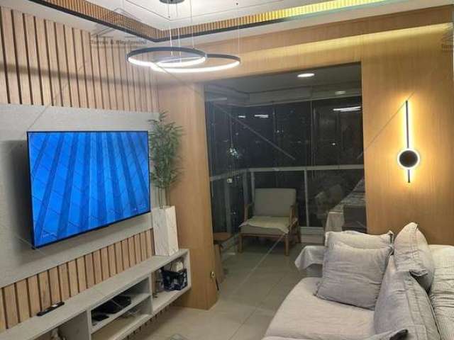 Apartamento Vila Ema Semi-novo com 60 metros, 2 quartos, 1 suíte, Varanda Grill, 2 banheiros,1 vaga, piscina, espaço gourmet e mulher e mais