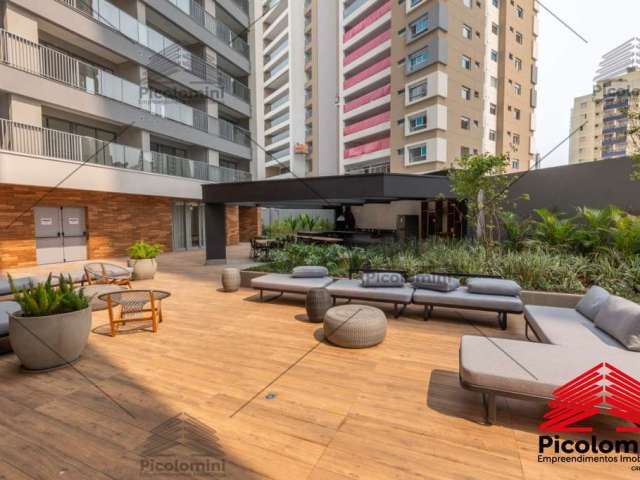 Studio Ipiranga novo pronto pra morar à 100 metros do metrô, 27 metros,: 1 Quarto, Sala com cozinha, Banheiro, sacada grill, piscina, academia e mais