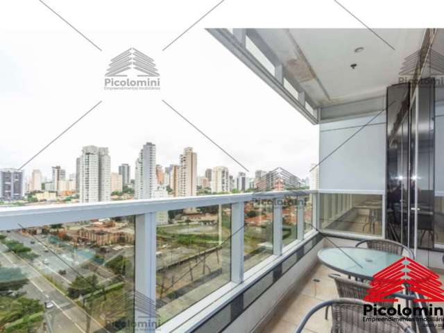 Sala comercial para alugar no Morumbi, perto do metrô, 406 m², varanda, mobiliado com 60 estações de trabalho, 2 salas de reunião.