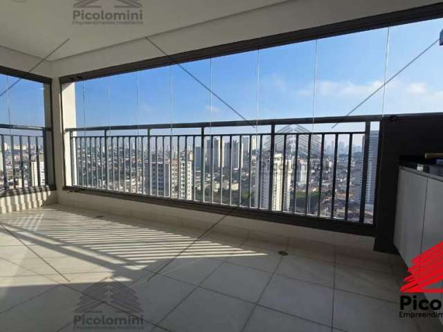 Apartamento novo na estação Oratório, varanda gourmet e envidraçada, vista livre, andar alto, 73m2, suíte, móveis planejados, vaga de garagem coberta