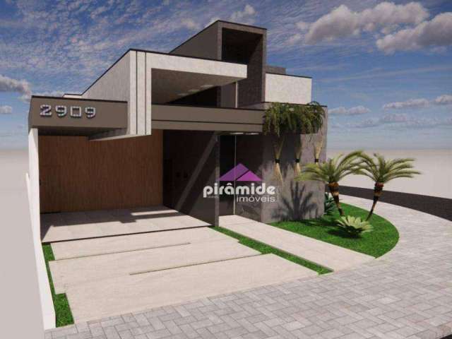 Casa com 3 dormitórios à venda, 161 m² por R$ 1.330.000,00 - Condomínio Terras do Vale - Caçapava/SP