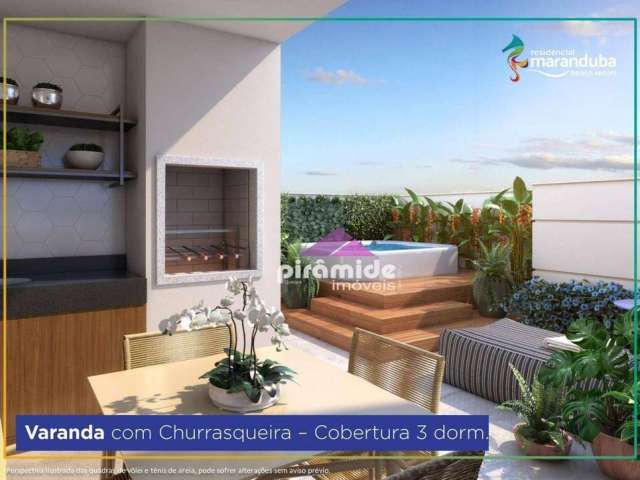 Cobertura com 3 dormitórios à venda, 123 m² por R$ 1.244.000,00 - Praia do Sapê - Ubatuba/SP