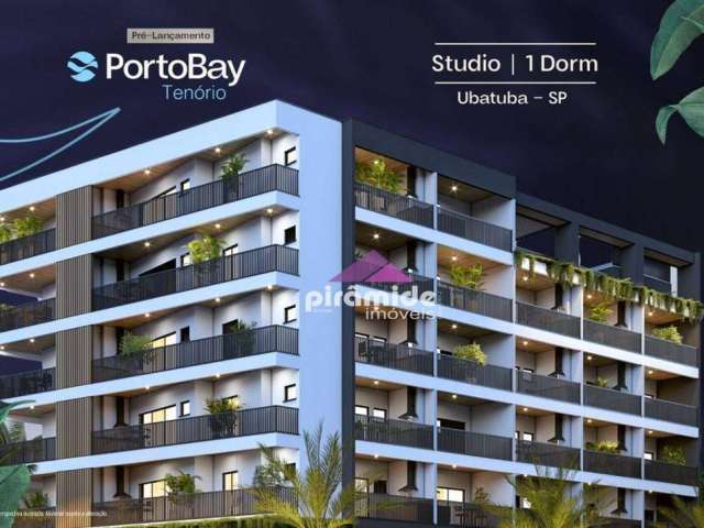 Studio com 1 dormitório à venda, 40 m² por R$ 392.559,00 - Tenório - Ubatuba/SP