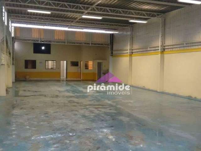 Galpão para alugar, 250 m² por R$ 6.250,00/mês - Jardim São Vicente - São José dos Campos/SP