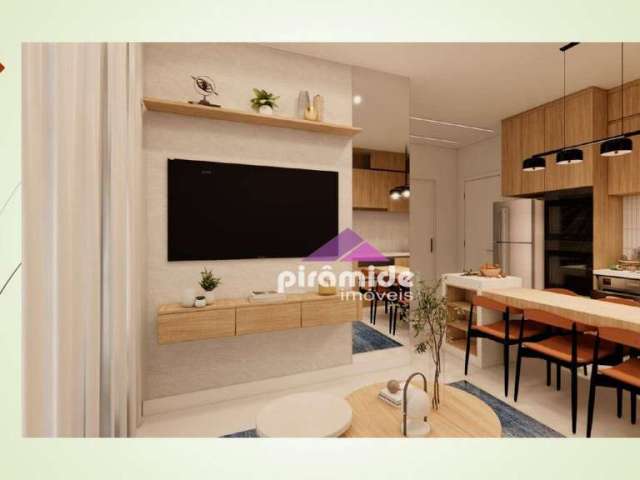 Apartamento com 2 dormitórios à venda, 43 m² por R$ 343.096,00 - Porto Novo - Caraguatatuba/SP