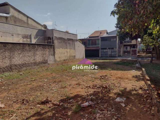 Terreno à venda, 250 m² por R$ 300.000,00 - Residencial União - São José dos Campos/SP