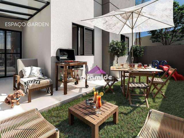 Apartamento Garden com 2 dormitórios à venda, 68 m² por R$ 330.000,00 - Terra Brasilis - São José dos Campos/SP