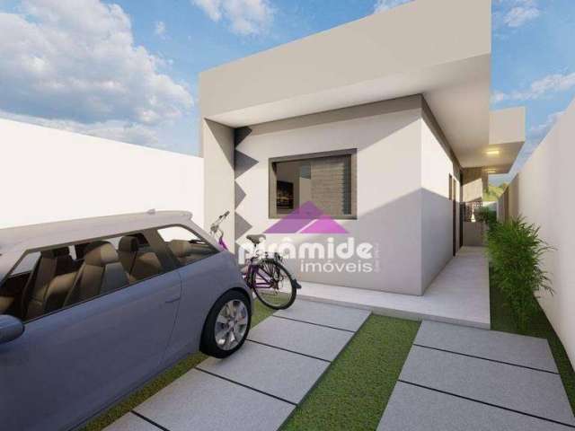 Casa com 3 dormitórios à venda, 76 m² por R$ 385.000,00 - Golfinho - Caraguatatuba/SP