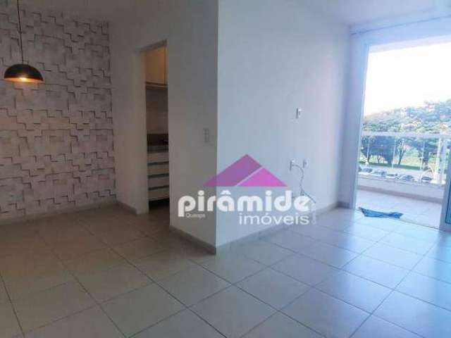 Apartamento com 1 dormitório para alugar, 57 m² por R$ 3.151,25/mês - Jardim das Colinas - São José dos Campos/SP