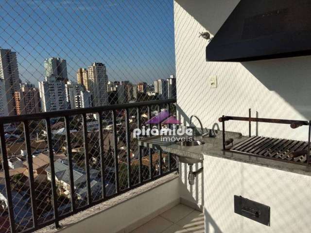 Apartamento com 3 dormitórios para alugar, 90 m² por R$ 4.092,24/mês - Jardim Aquarius - São José dos Campos/SP