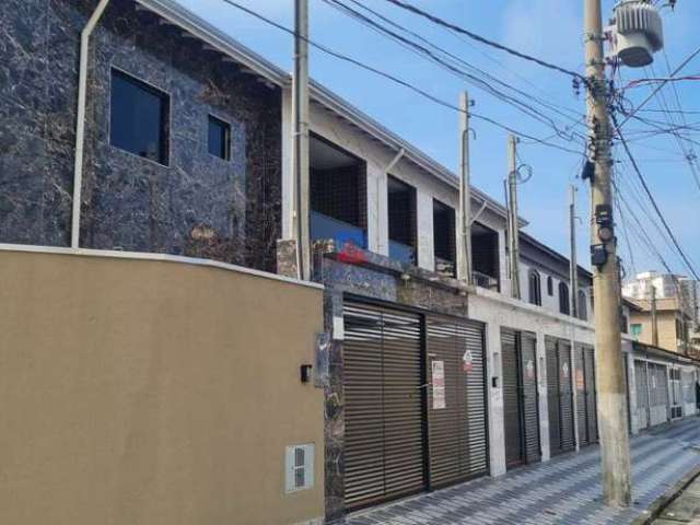 Casa em condomínio fechado com 2 quartos à venda na Rua Abílio de Jesus Moraes, 510, Vila Caiçara, Praia Grande, 43 m2 por R$ 410.000